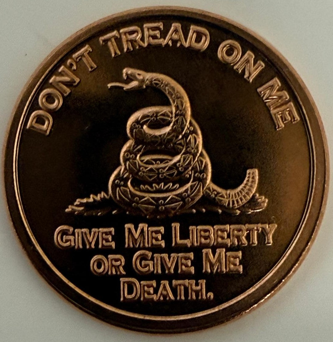 1 oz .999 Fine Copper Bullion Round – American Eagle Design 39mm