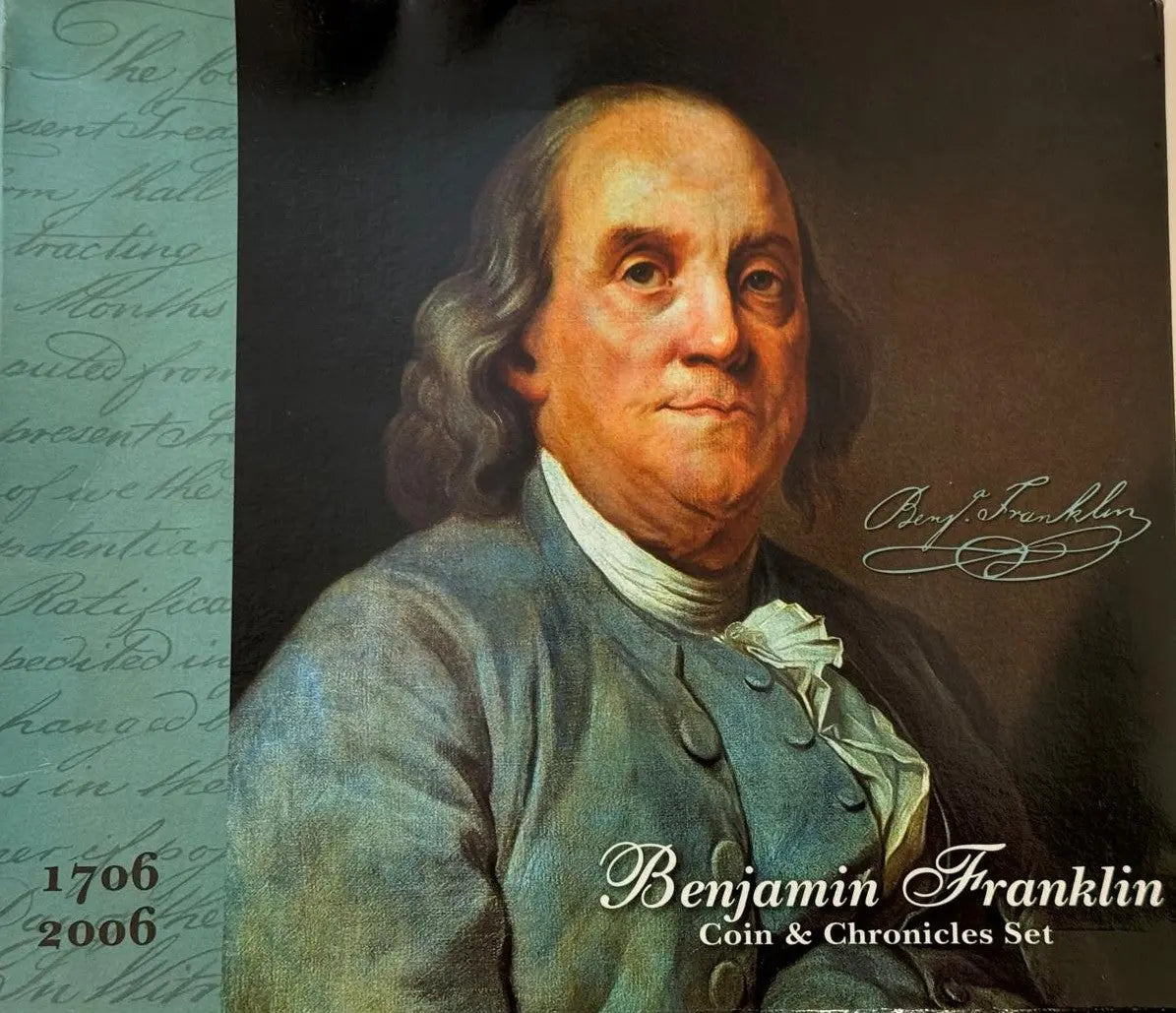 1706-2006 Benjamin Franklin Coin & Chronicles Set – 300th Anniversary Silver Dollar Heritage Pastime