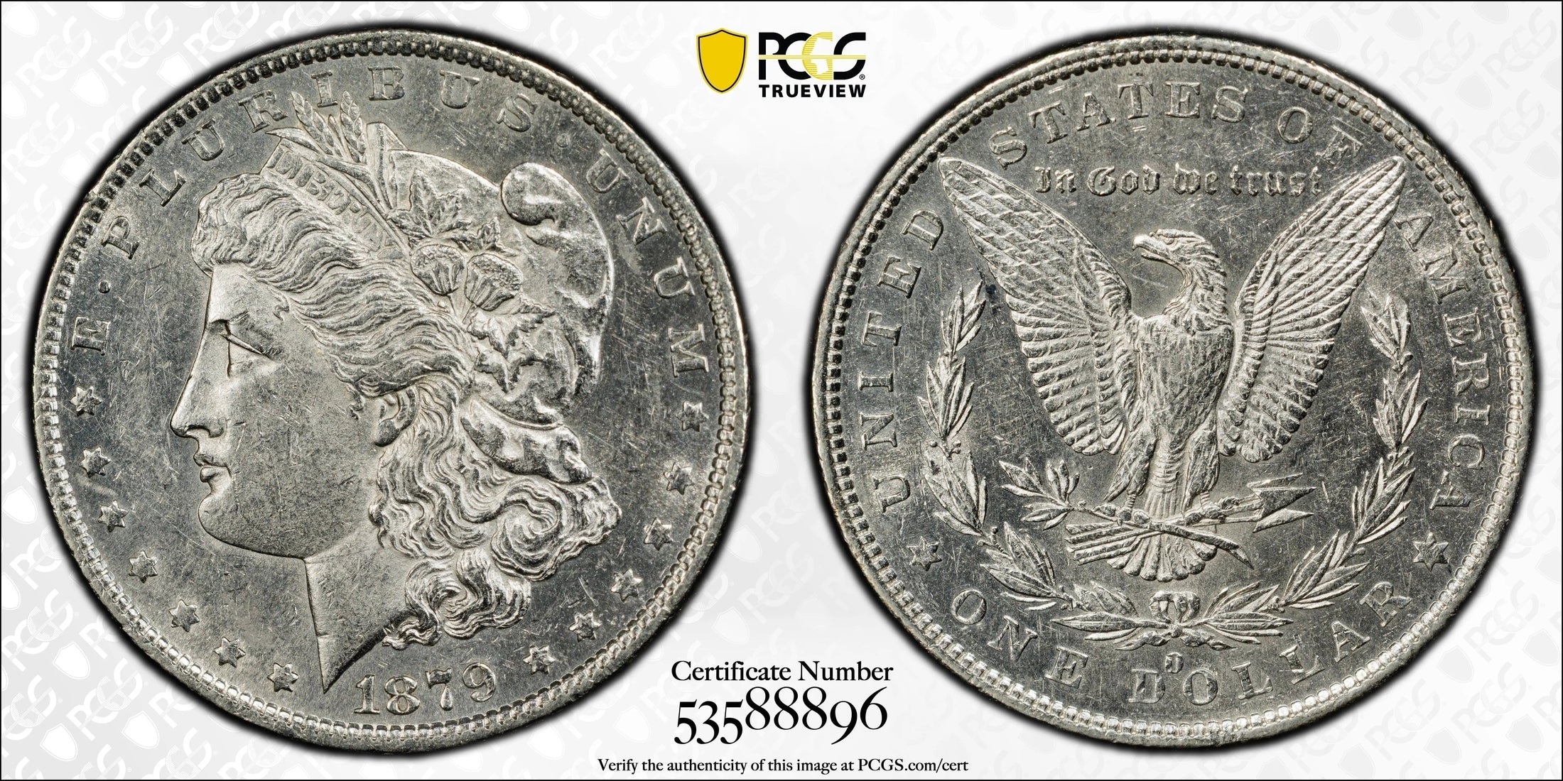 1879-O Morgan Silver Dollar – PCGS AU55 | New Orleans Mint | Early Key-Date 90% Silver Coin Heritage Pastime
