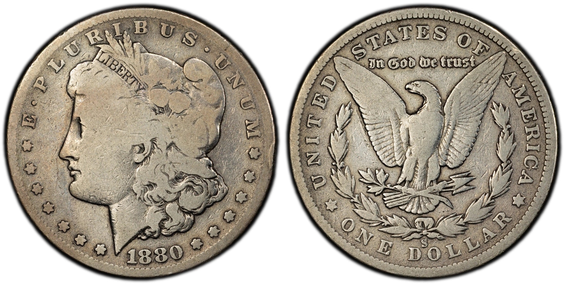1880-S Morgan Silver Dollar – PCGS G04 | San Francisco Mint | Classic 90% Silver Collector Coin Heritage Pastime