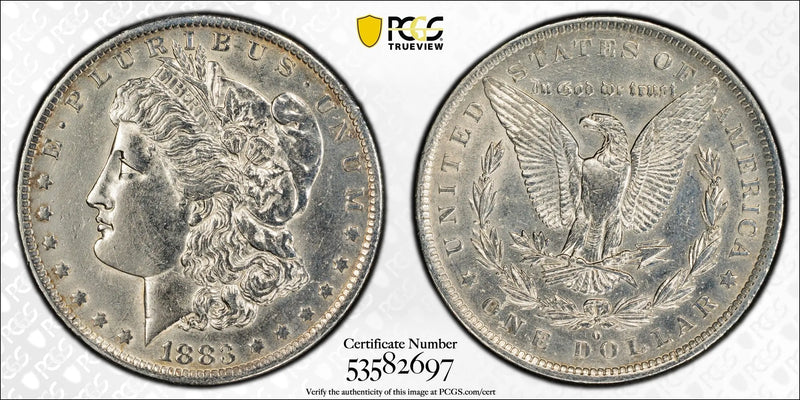 1883-O Morgan Silver Dollar – PCGS Genuine XF Details (Cleaned) | New Orleans Mint Classic Heritage Pastime