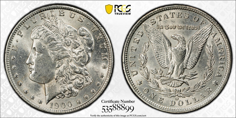 1900-O Morgan Silver Dollar – PCGS AU58 | New Orleans Mint | High-End About Uncirculated Silver Dollar Heritage Pastime