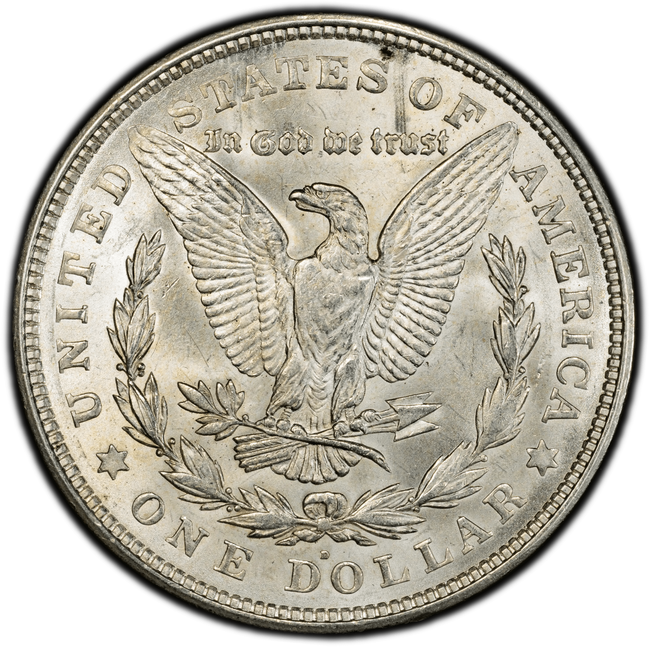 1921-D Morgan Silver Dollar – PCGS MS62 | Denver Mint | Brilliant Uncirculated Historic U.S. Silver Coin Heritage Pastime