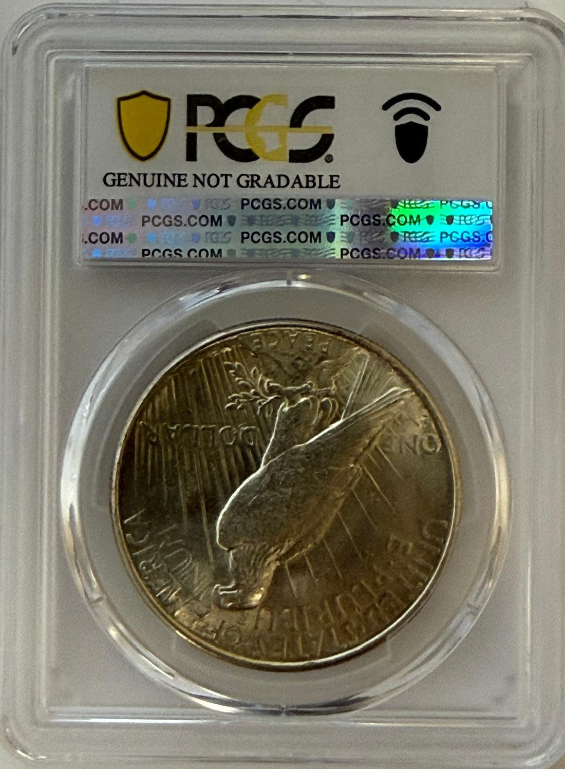 1928-S Peace Silver Dollar PCGS Genuine Tooled UNC Details – Key Date San Francisco Issue