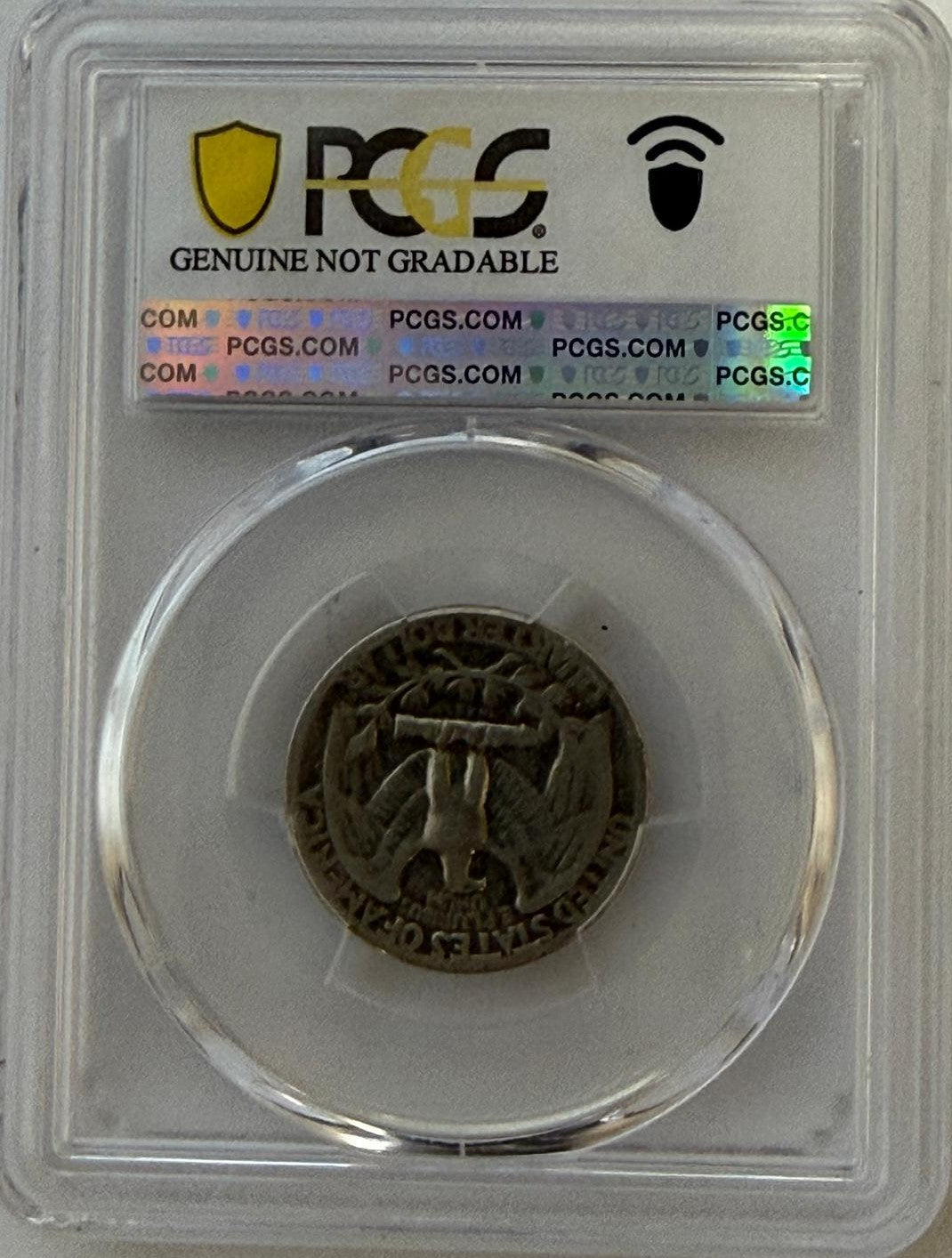 1941 Washington Quarter PCGS Genuine Cleaned VG Details – Early Silver Issue
