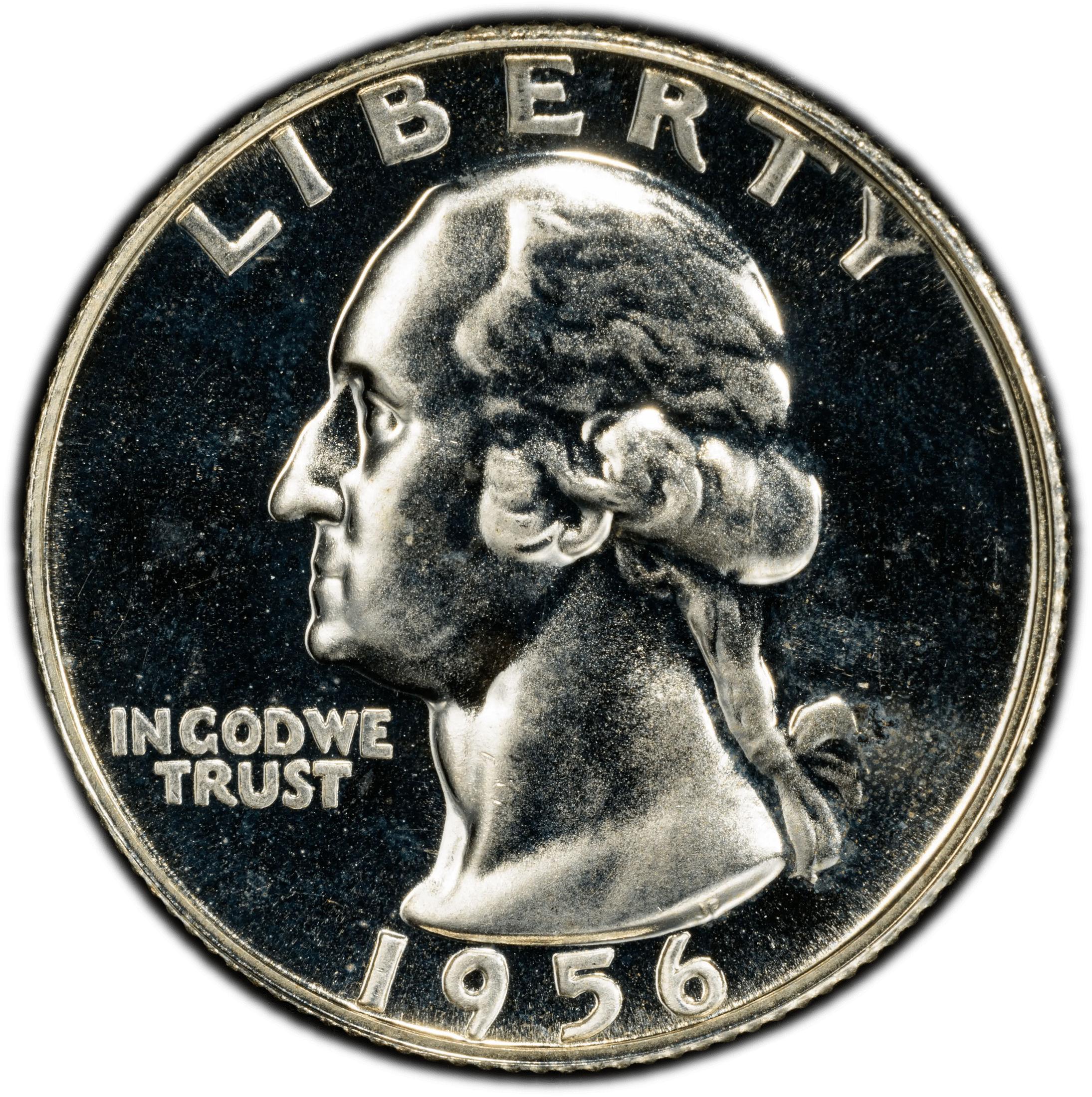 1956 Washington Quarter 25¢ – PCGS PR66 Proof Silver Coin | High-Grade 90% Silver Issue Heritage Pastime