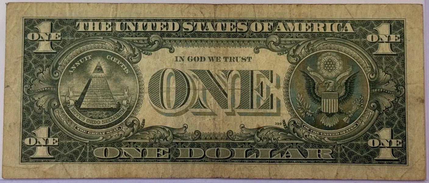 1957-A $1 Silver Certificate – Blue Seal U.S. Note – Circulated Historic Currency Heritage Pastime