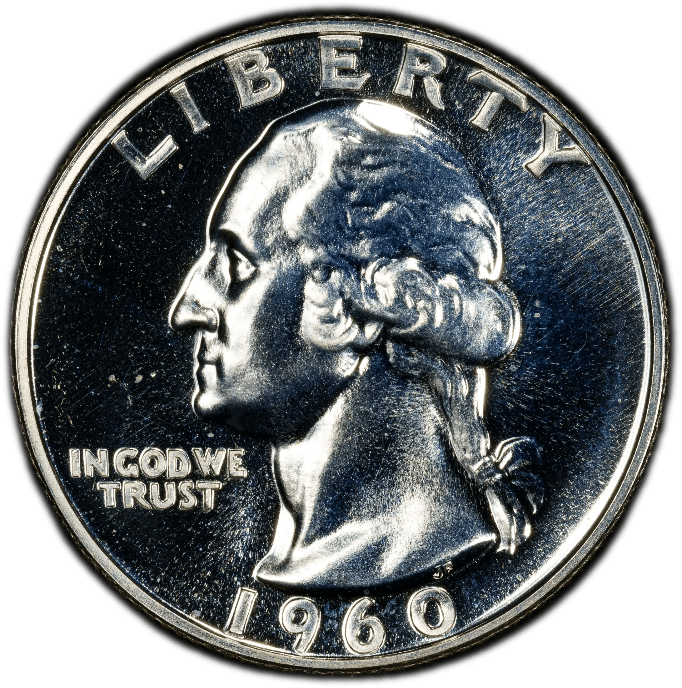 1960 Washington Quarter 25C – PCGS PR67 Gem Proof Silver Coin | High-Grade Collectible Heritage Pastime