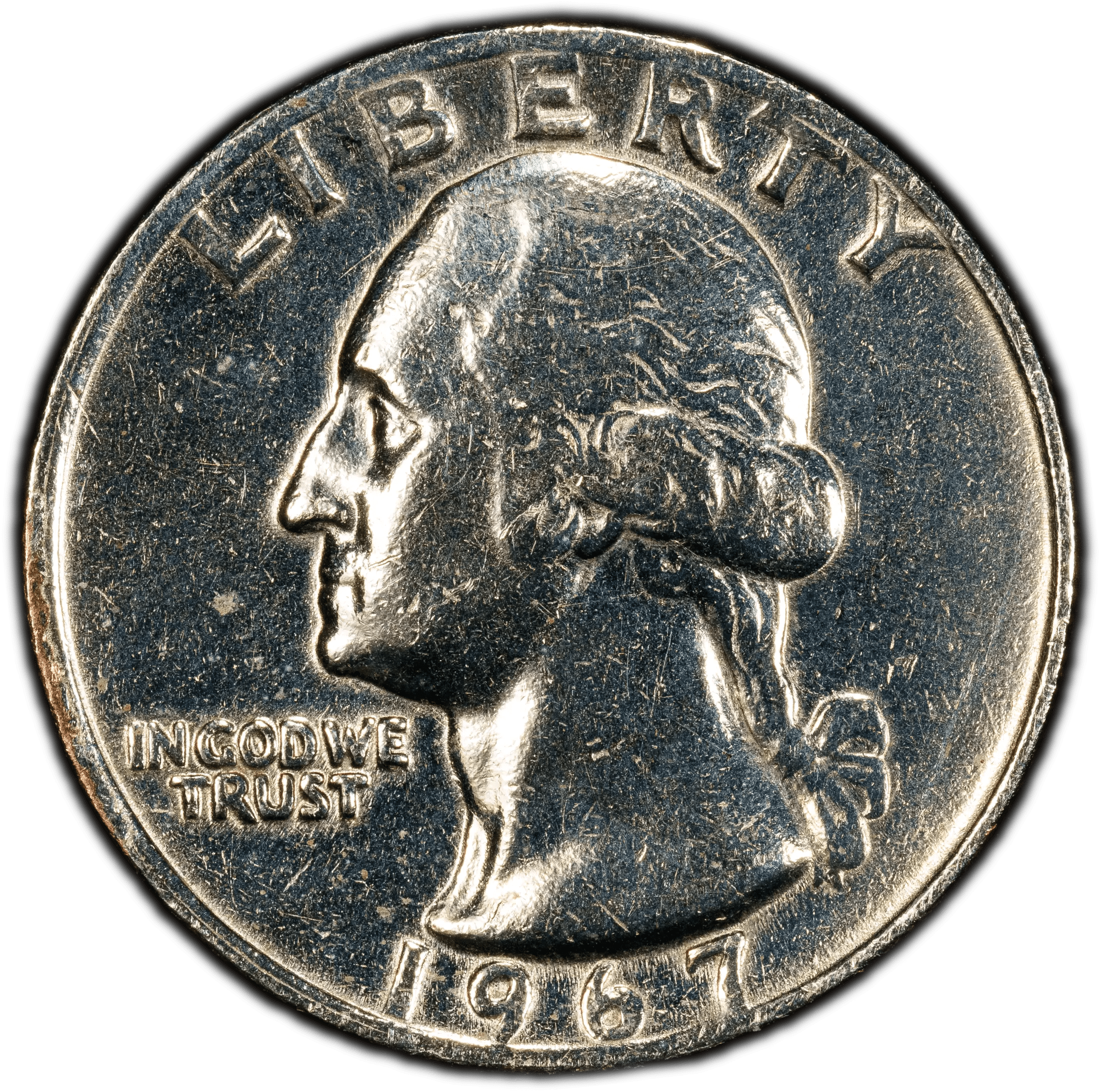 1967 Washington Quarter 25C – PCGS Genuine XF Details (Cleaned) | Transitional Silver Era Heritage Pastime