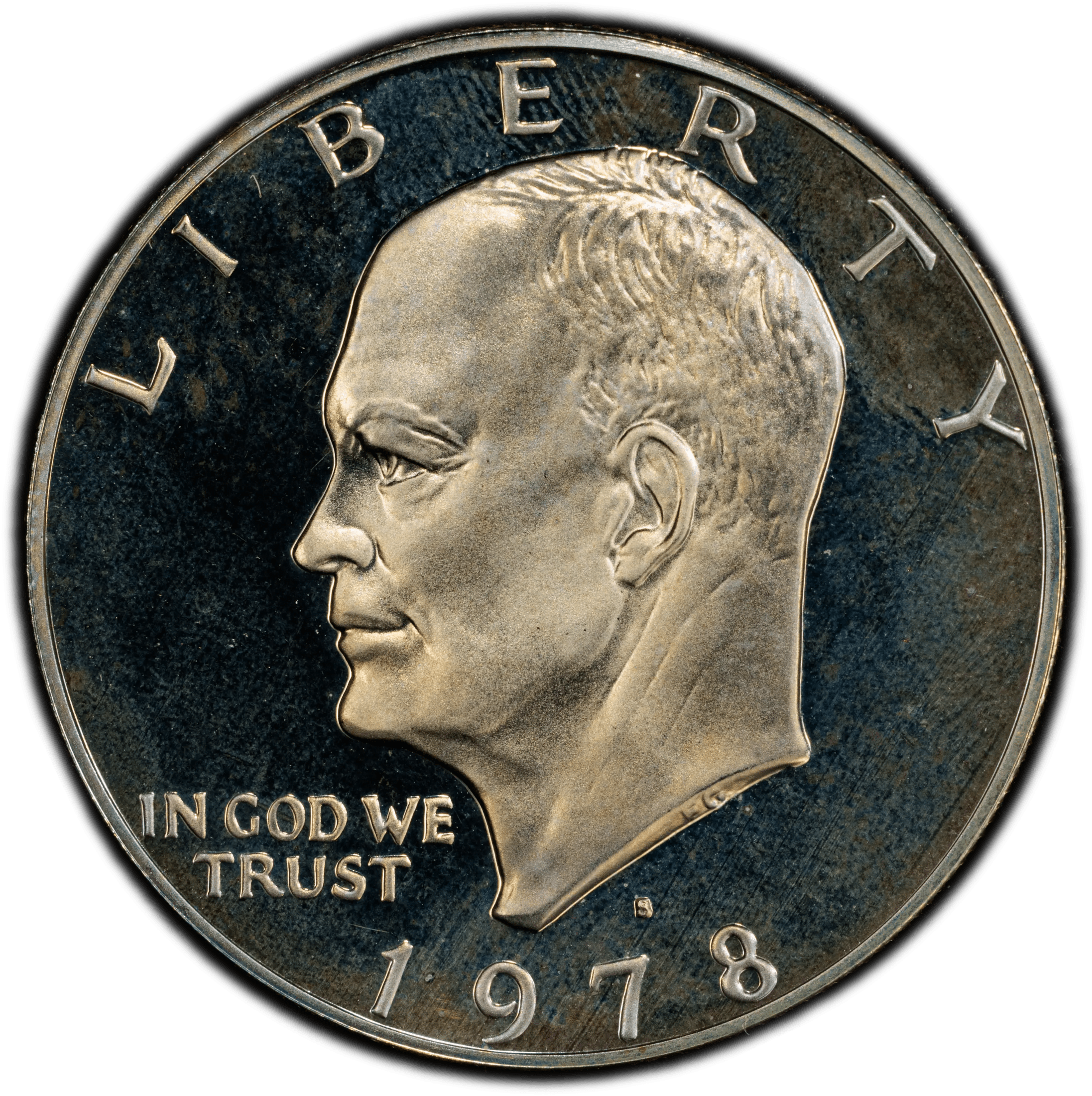 1978-S Eisenhower Dollar $1 – PCGS PR68 Deep Cameo (DCAM) Proof Coin | High-Grade Collector Piece Heritage Pastime