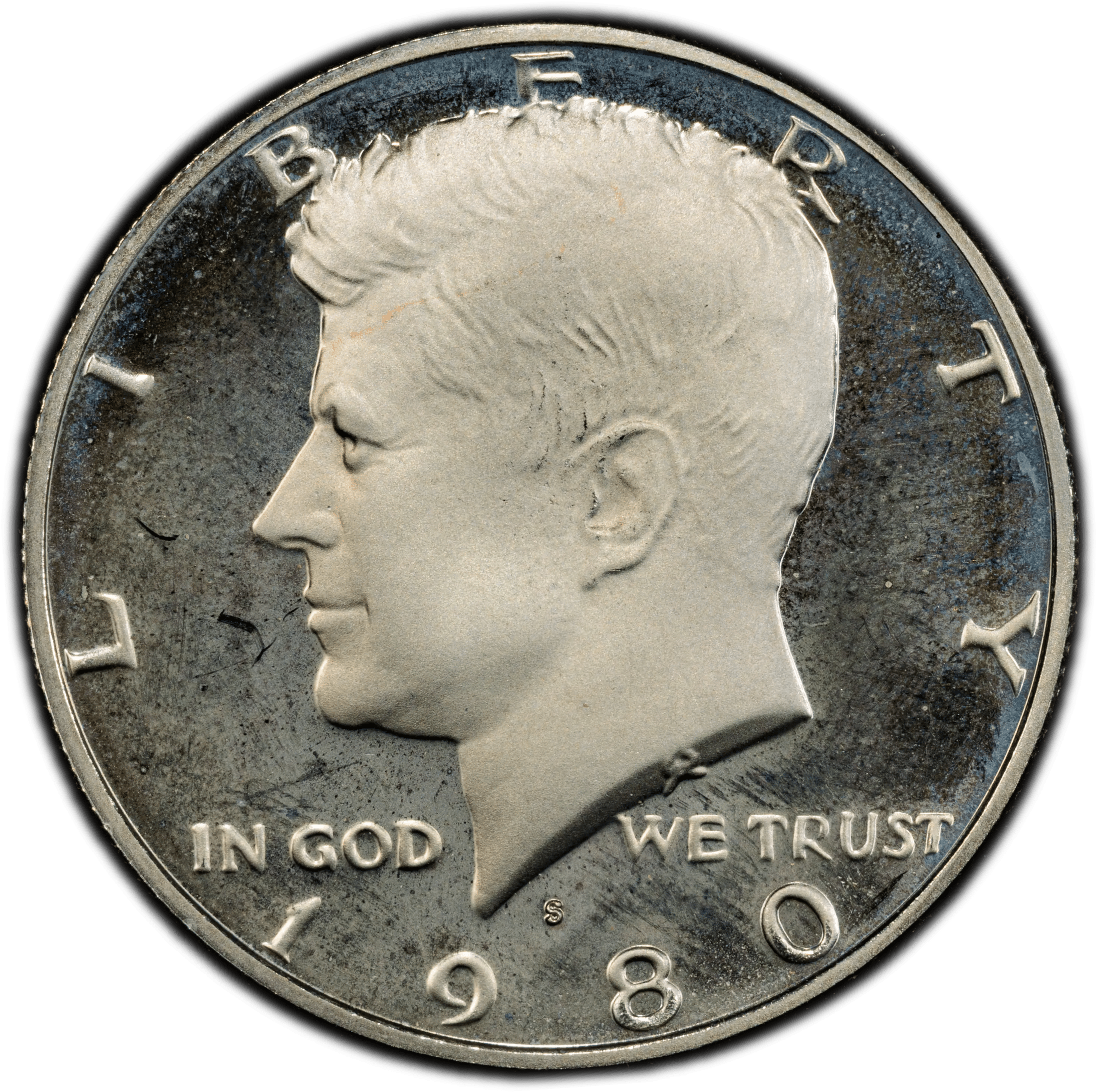 1980-S Kennedy Half Dollar – PCGS PR67 Cameo (CAM) | Proof Clad Half Dollar | High-Grade Certified U.S. Coin Heritage Pastime