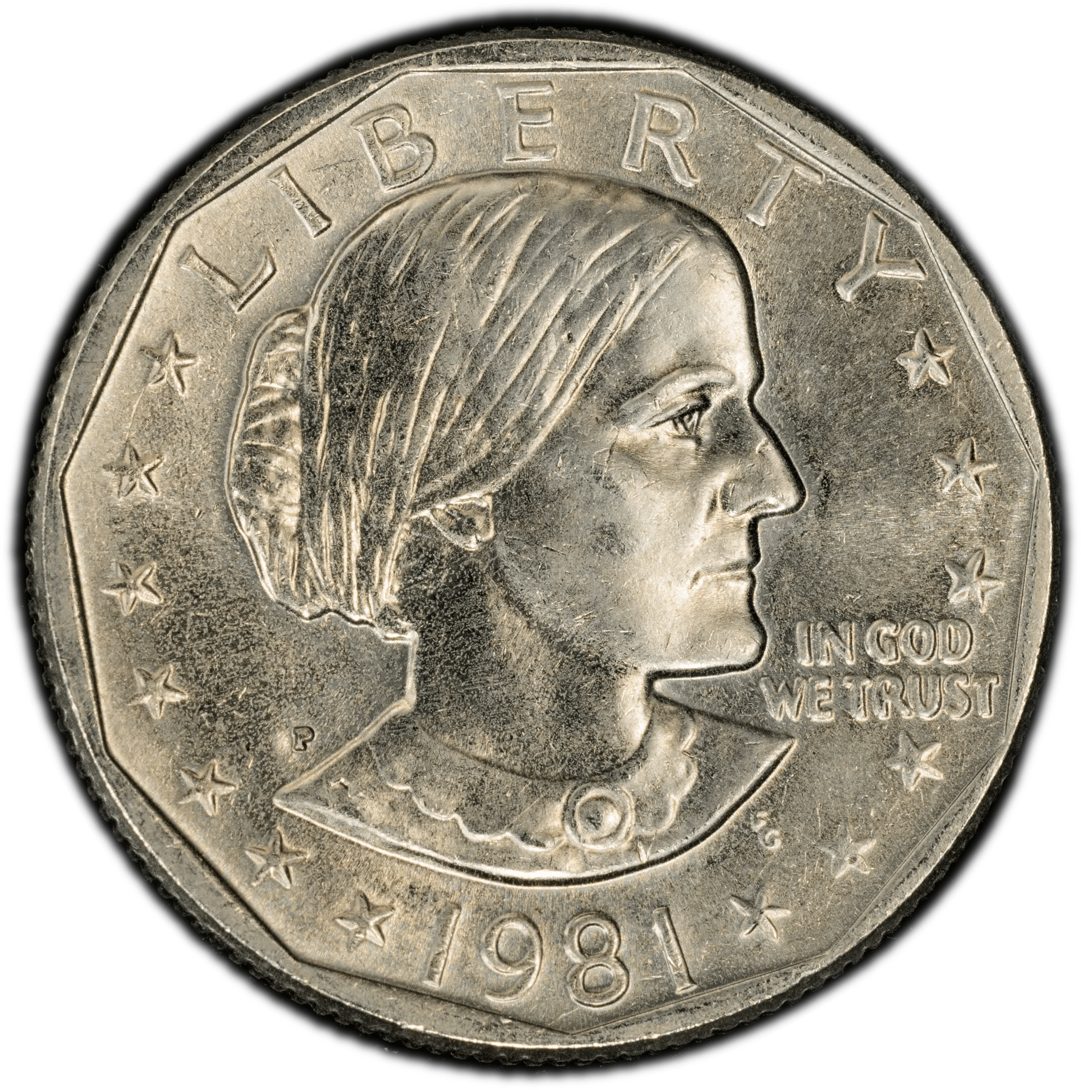 1981-P Susan B. Anthony Dollar – PCGS MS63 | Brilliant Uncirculated Key Date Issue Heritage Pastime