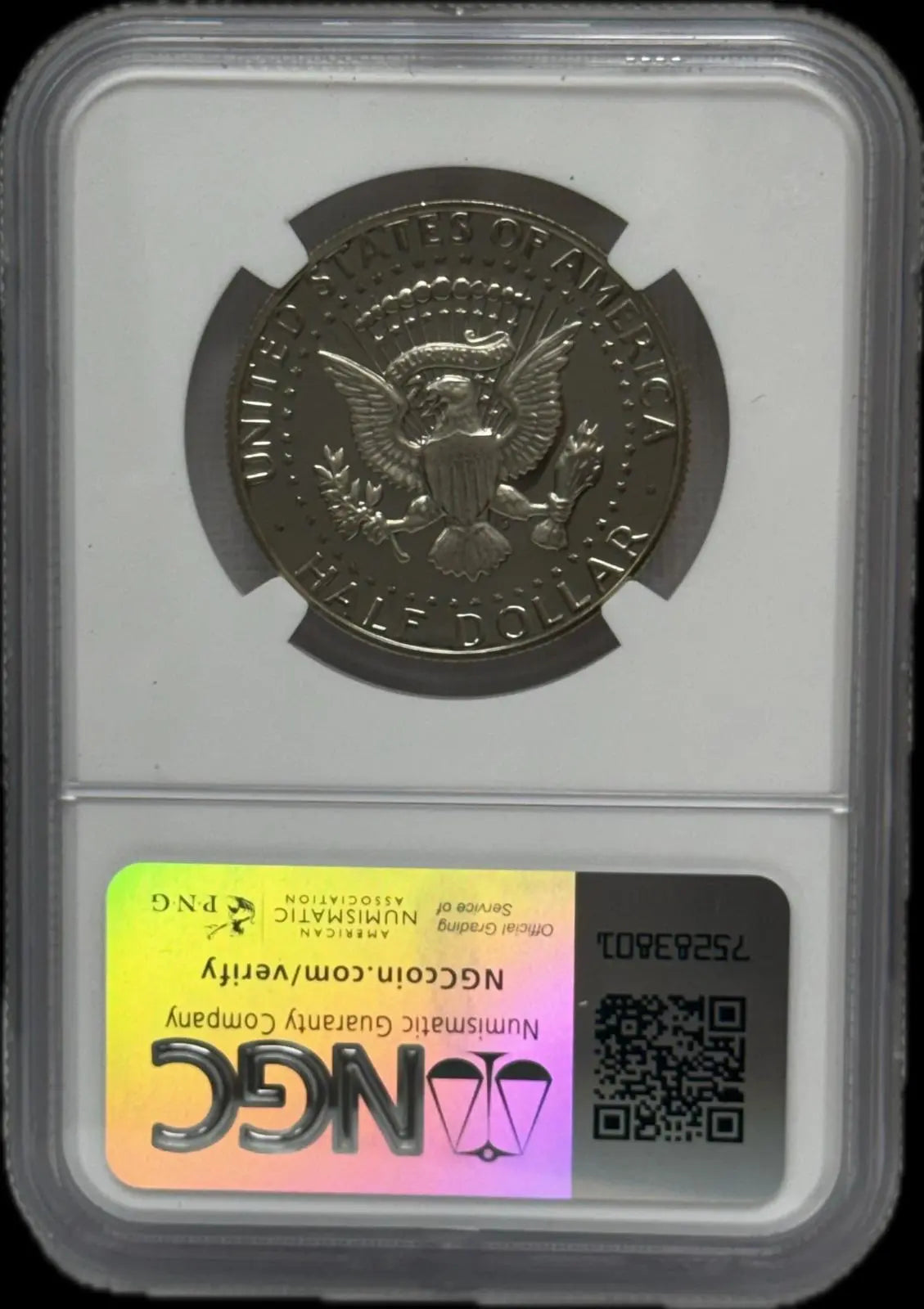 1982-S Kennedy Half Dollar PF70 Ultra Cameo – Perfect Proof with Striking Contrast Heritage Pastime