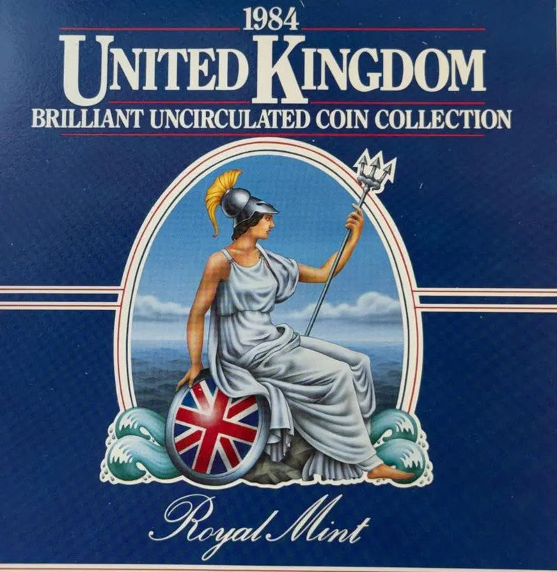 1984 United Kingdom Brilliant Uncirculated Coin Collection – Royal Mint Original Set Heritage Pastime