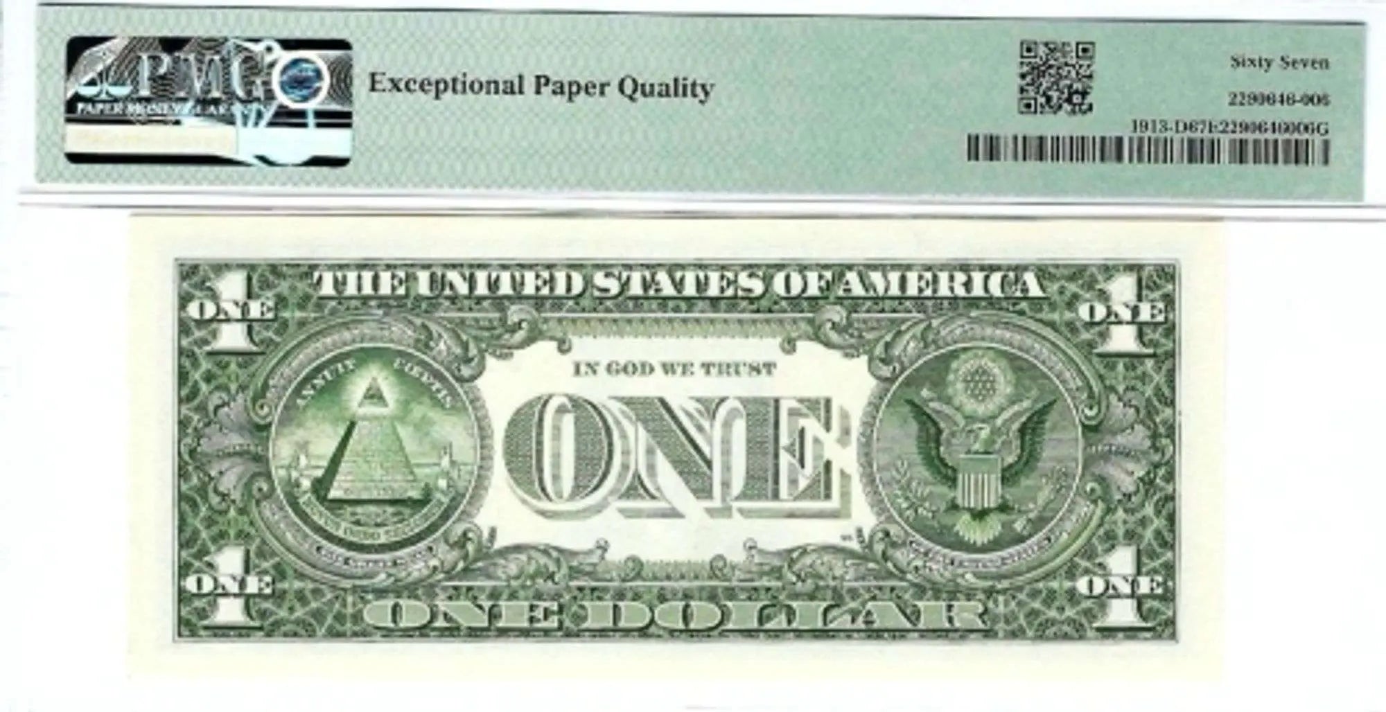 1985 $1 Cleveland Fancy Radar 96777769 PMG 67 EPQ! Superb Heritage Pastime