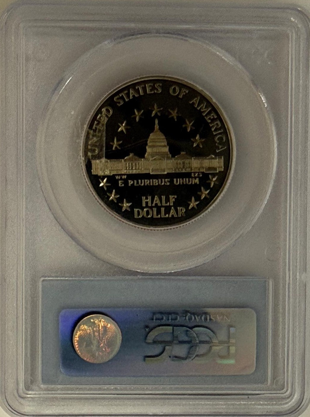 1989-S United States Congressional Bicentennial Commemorative Half Dollar – PCGS PR68 DCAM