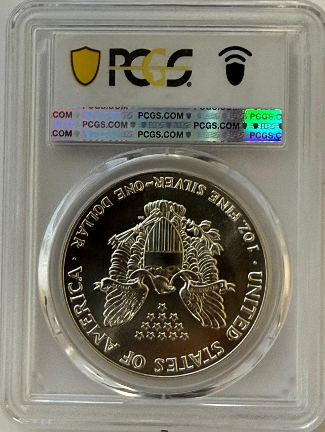 1990 American Silver Eagle $1 PCGS MS64 – Brilliant Uncirculated Bullion Classic