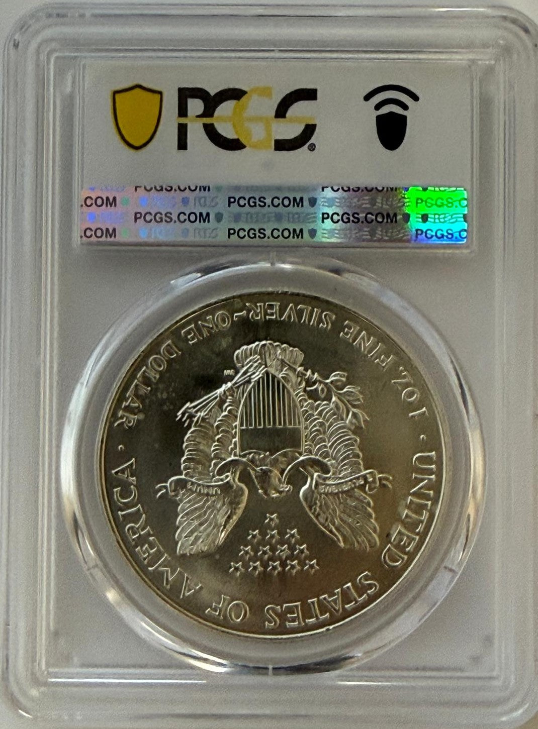 1996 American Silver Eagle $1 PCGS MS64 – Key Date Bullion Issue