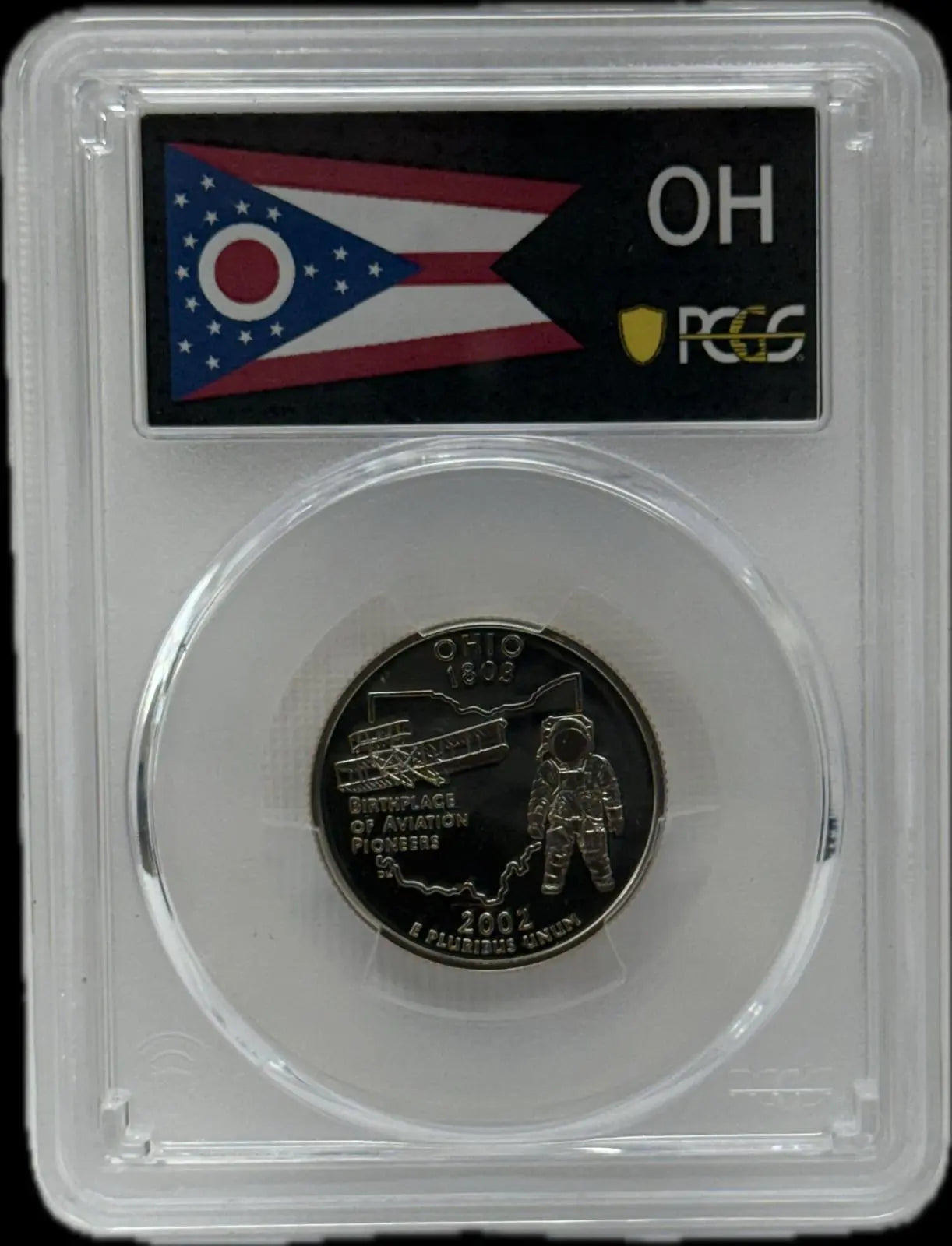 2002-S 25C PCGS PR69 DCAM Ohio – Rare, Near-Perfect Proof Coin Heritage Pastime
