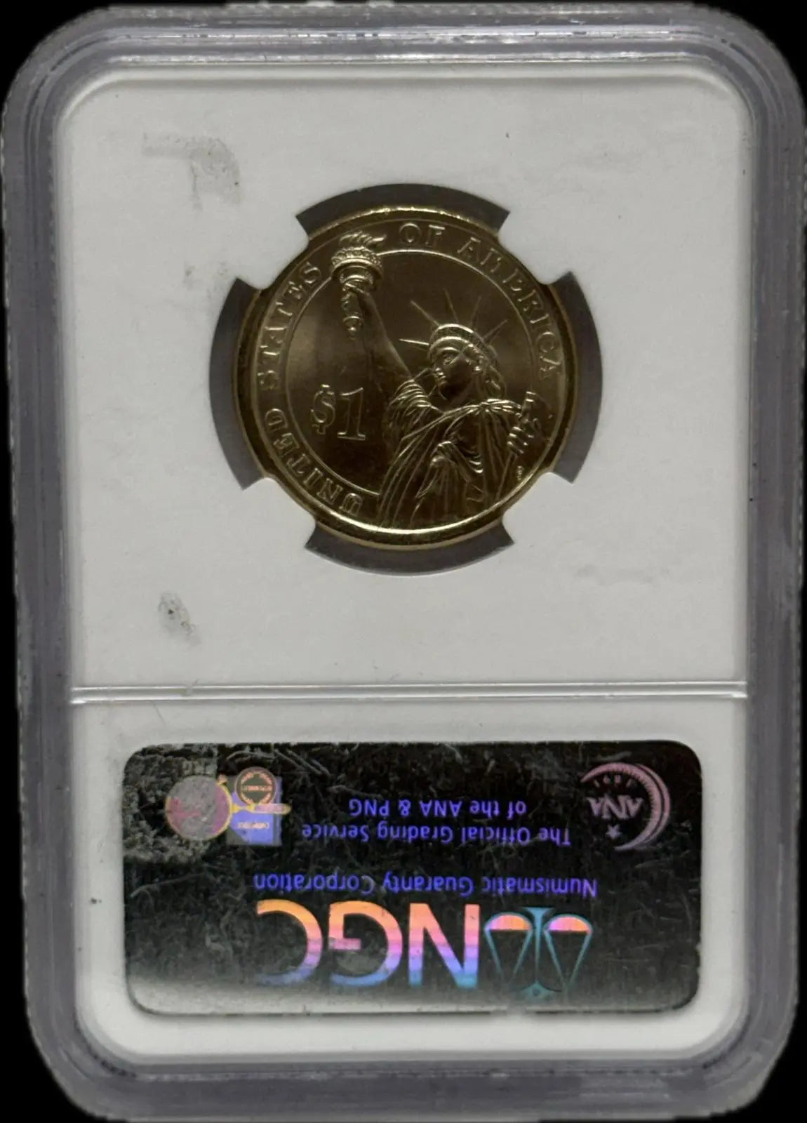 2007-S George Washington $1 Missing Edge Lettering MS65 – Rare Mint Error Heritage Pastime