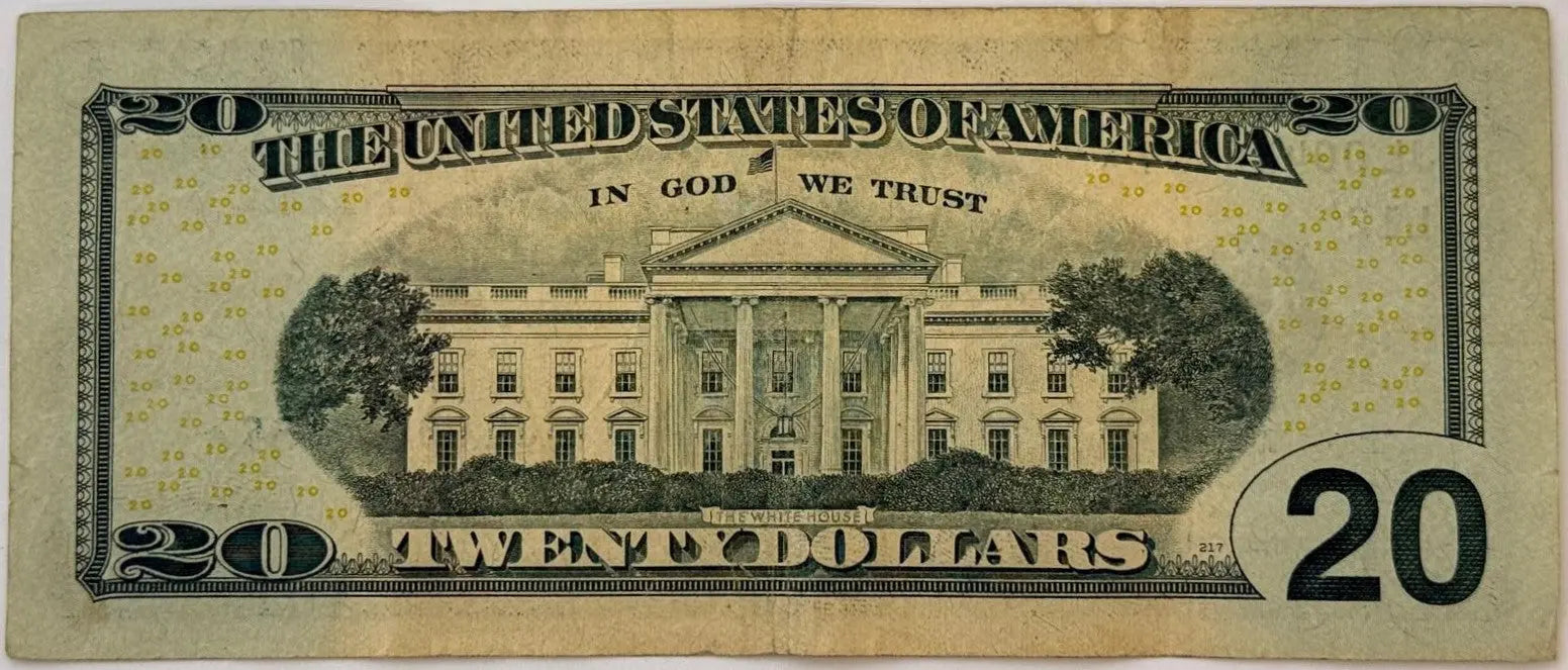 2009 $20 Federal Reserve Star Note – Andrew Jackson | Rios–Geithner Replacement Currency Heritage Pastime