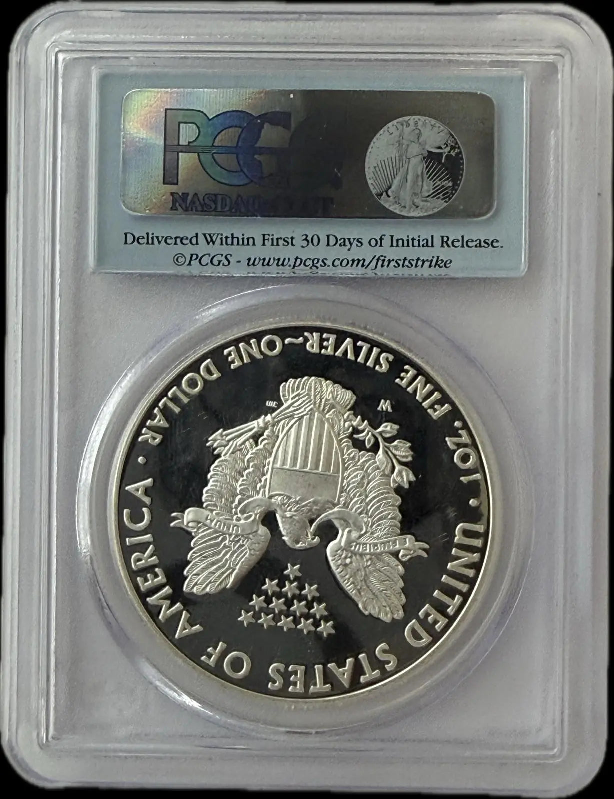 2011-W American Silver Eagle $1 – First Strike – PCGS PR70 Deep Cameo Heritage Pastime