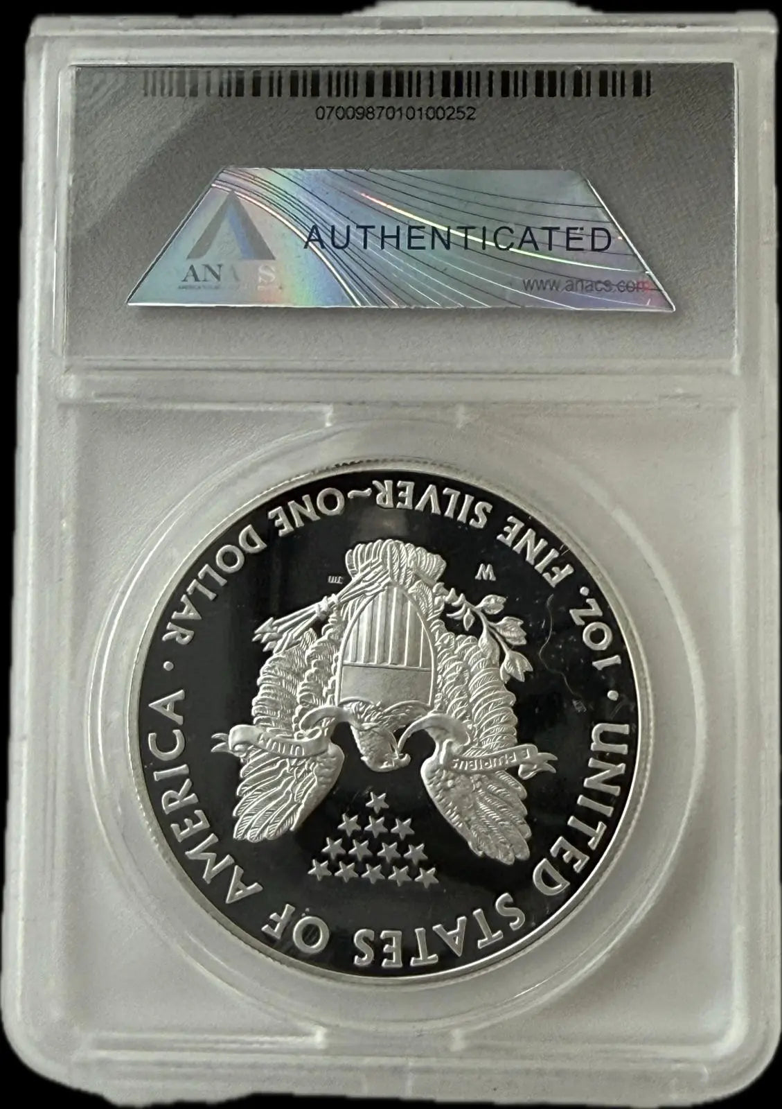 2014-W American Silver Eagle $1 – First Day of Issue – PR70 Deep Cameo – ANACS (#0234 of 4,889) Heritage Pastime
