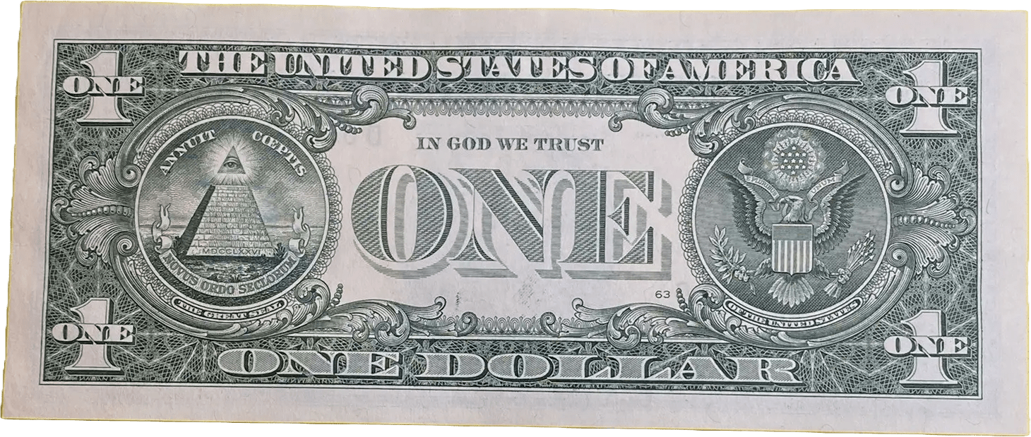 2021 $1 Federal Reserve Note – Run Five Digit 1–5 Fancy Serial Number – D District – 06712345 Heritage Pastime