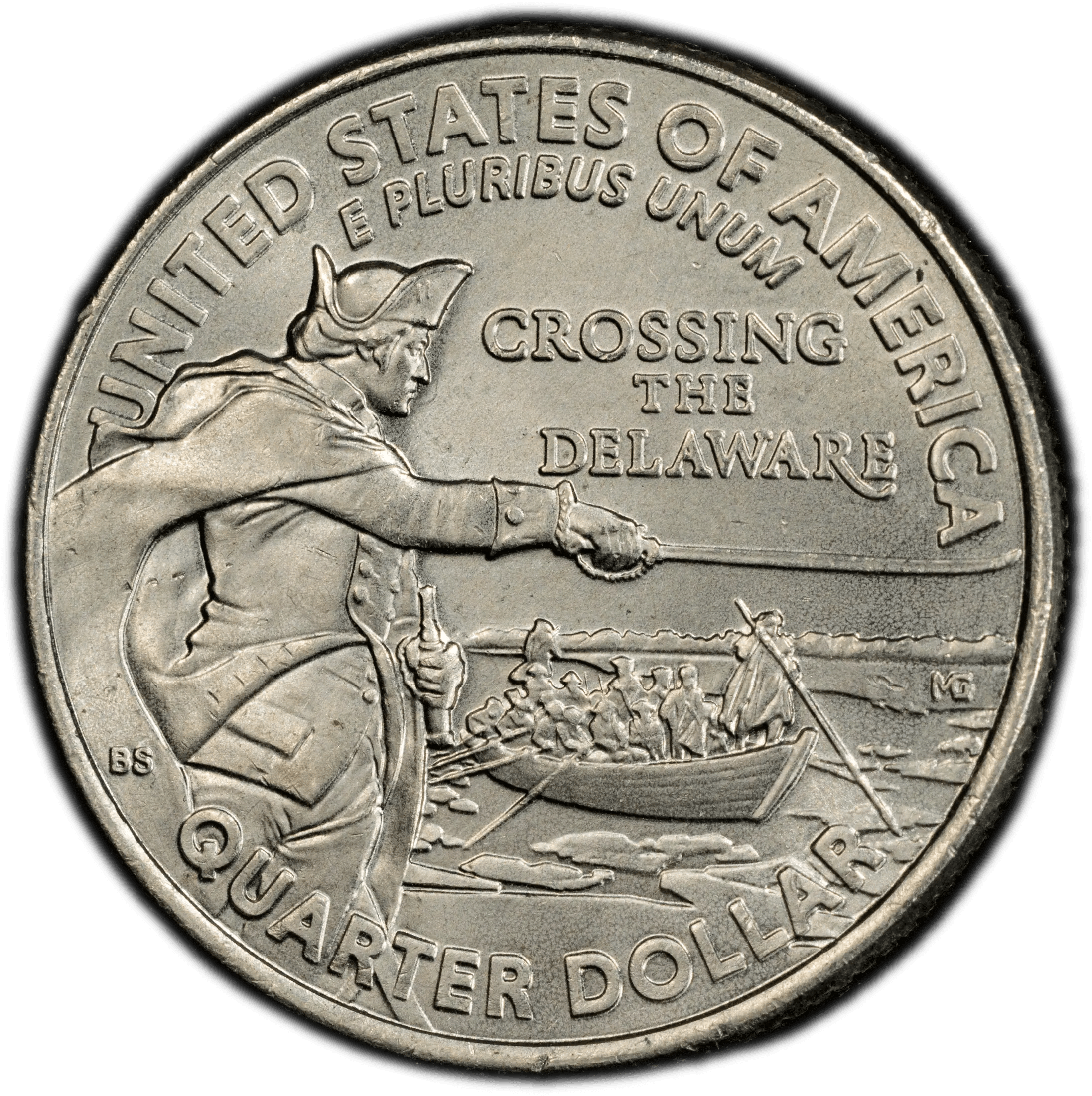 2021-P Washington Quarter – Crossing the Delaware PCGS MS63 | First-Year Design Issue Heritage Pastime