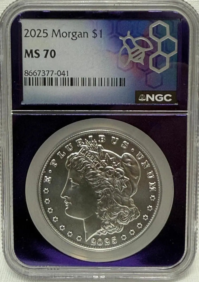 2025 Morgan $1 MS702025 Morgan Silver Dollar $1 MS70 – Perfect Mint State Coin Heritage Pastime