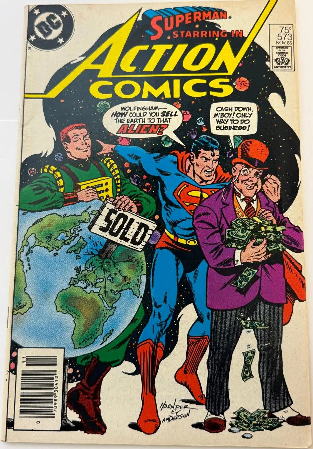 Action Comics #573 (1985) – DC Comics Bronze/Copper Age Issue | Superman Cover | Classic DC Collectible Heritage Pastime