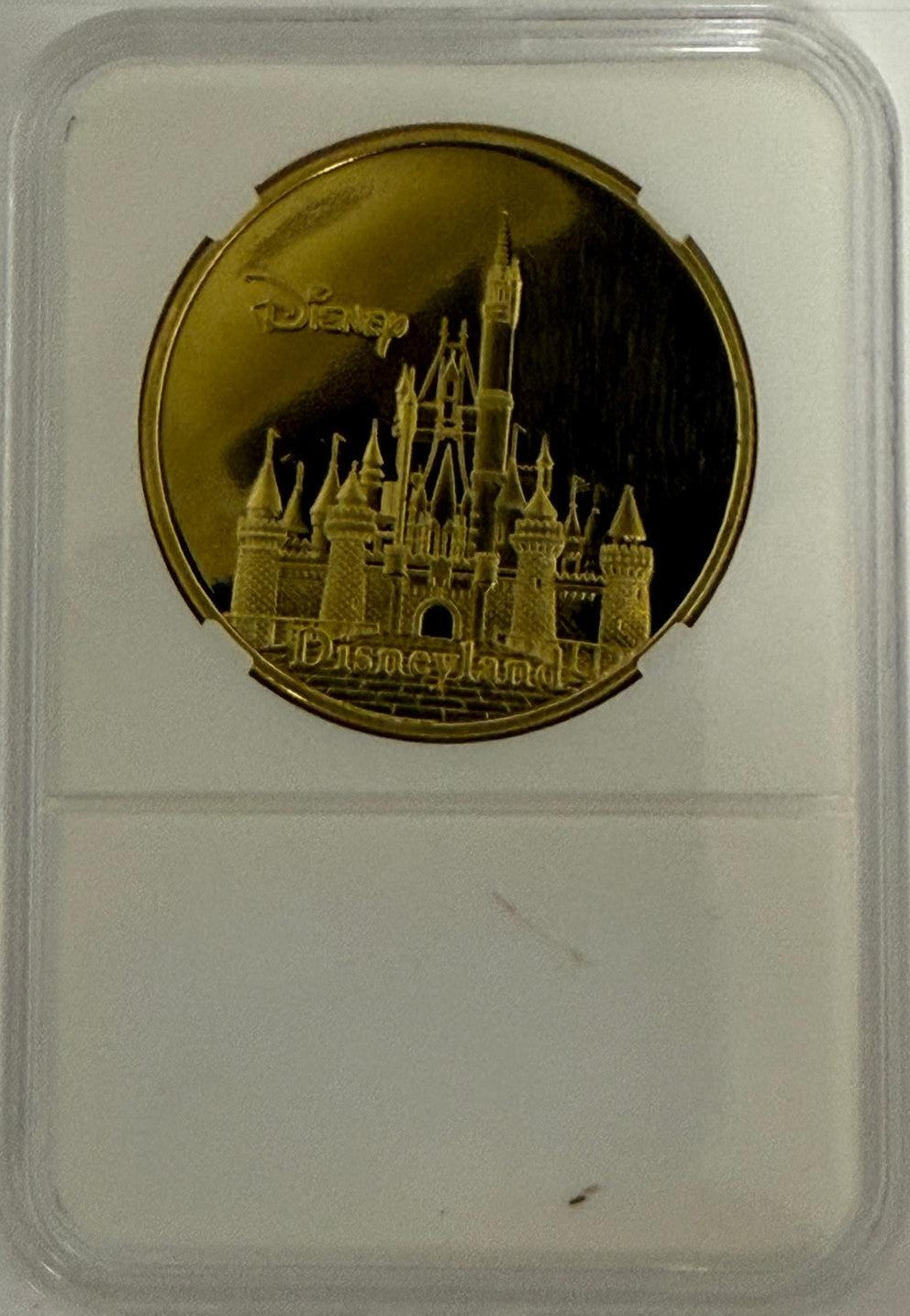 Disneyana Gold-Plated Commemorative Coin – Mickey Mouse, Donald Duck & Minnie Mouse Collectible Encapsulated