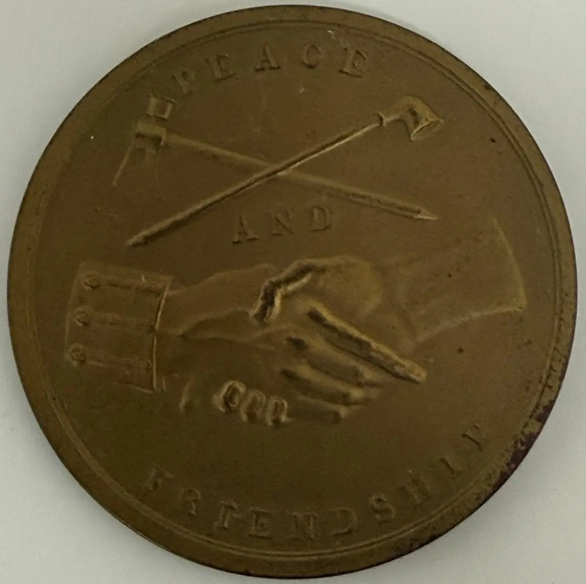 John Quincy Adams Presidential Bronze Medal (1825 Indian Peace Medal Replica) – Historic U.S. Mint Design Heritage Pastime
