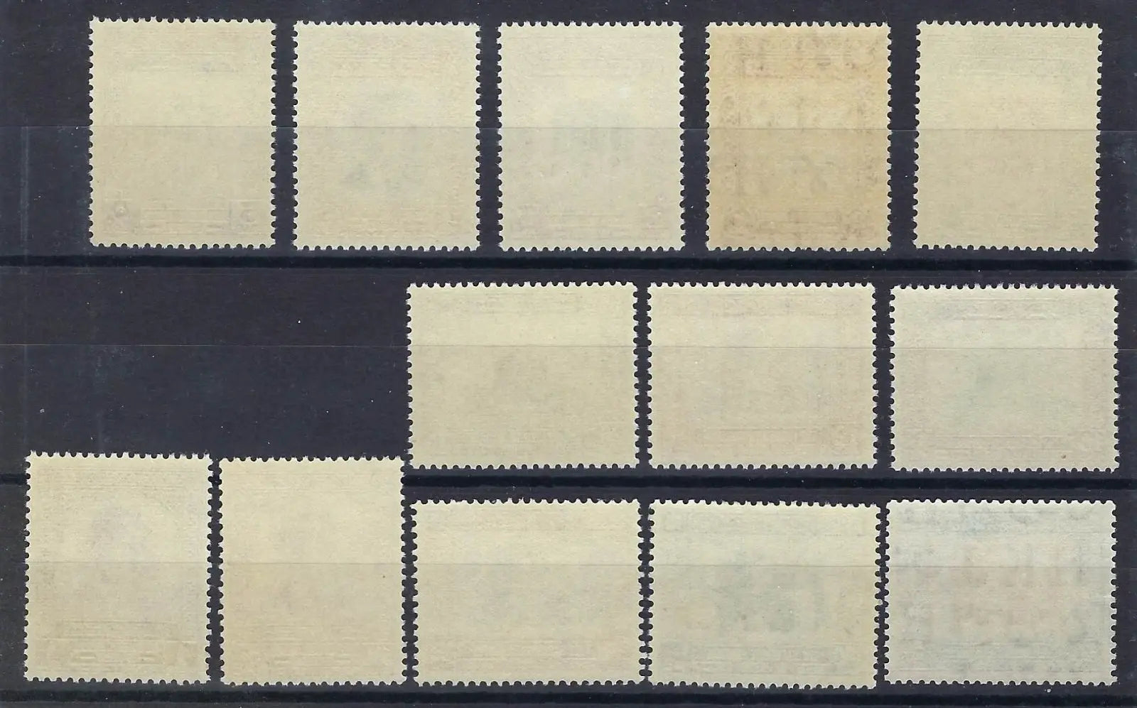 Jordan 1954 Complete Stamp Set SC 306-18 / SG 419-31 – Mint Hinged (MH) | Rare Middle East Collectible Heritage Pastime