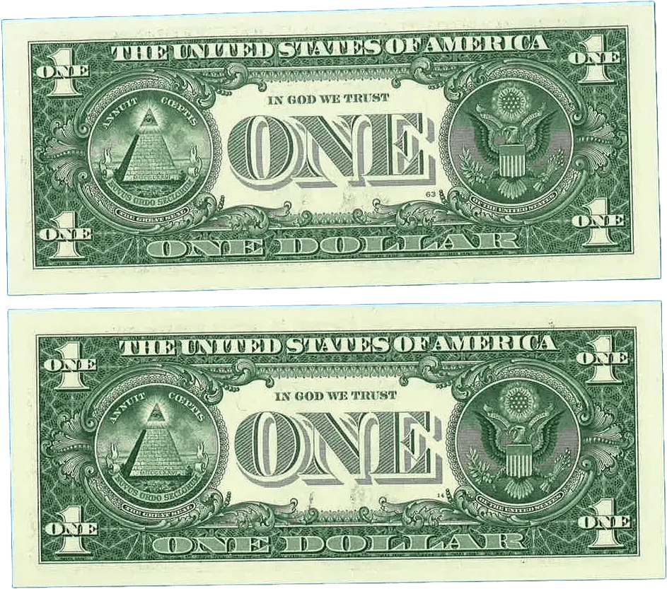 LOW DUPLICATE SERIAL NUMBER MATCHING DOLLAR NOTES! –SAME SERIALS Heritage Pastime