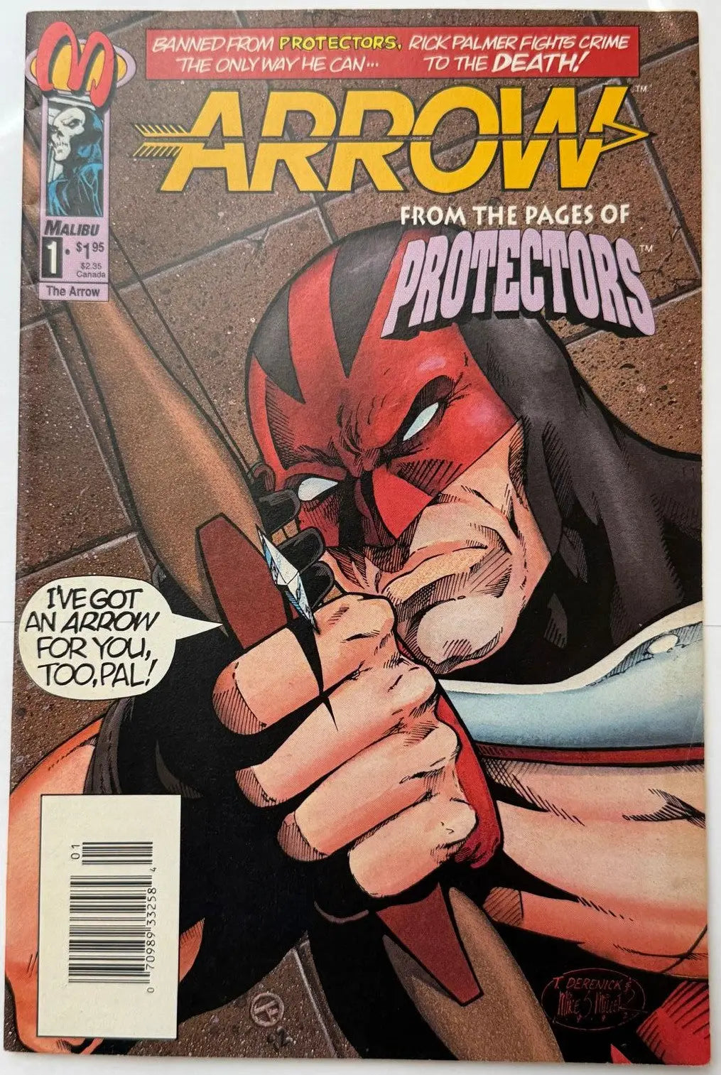 The Arrow #1 (Malibu Comics) – Rick Palmer First Issue | Protectors Universe | 1990s Collectible Comic Heritage Pastime