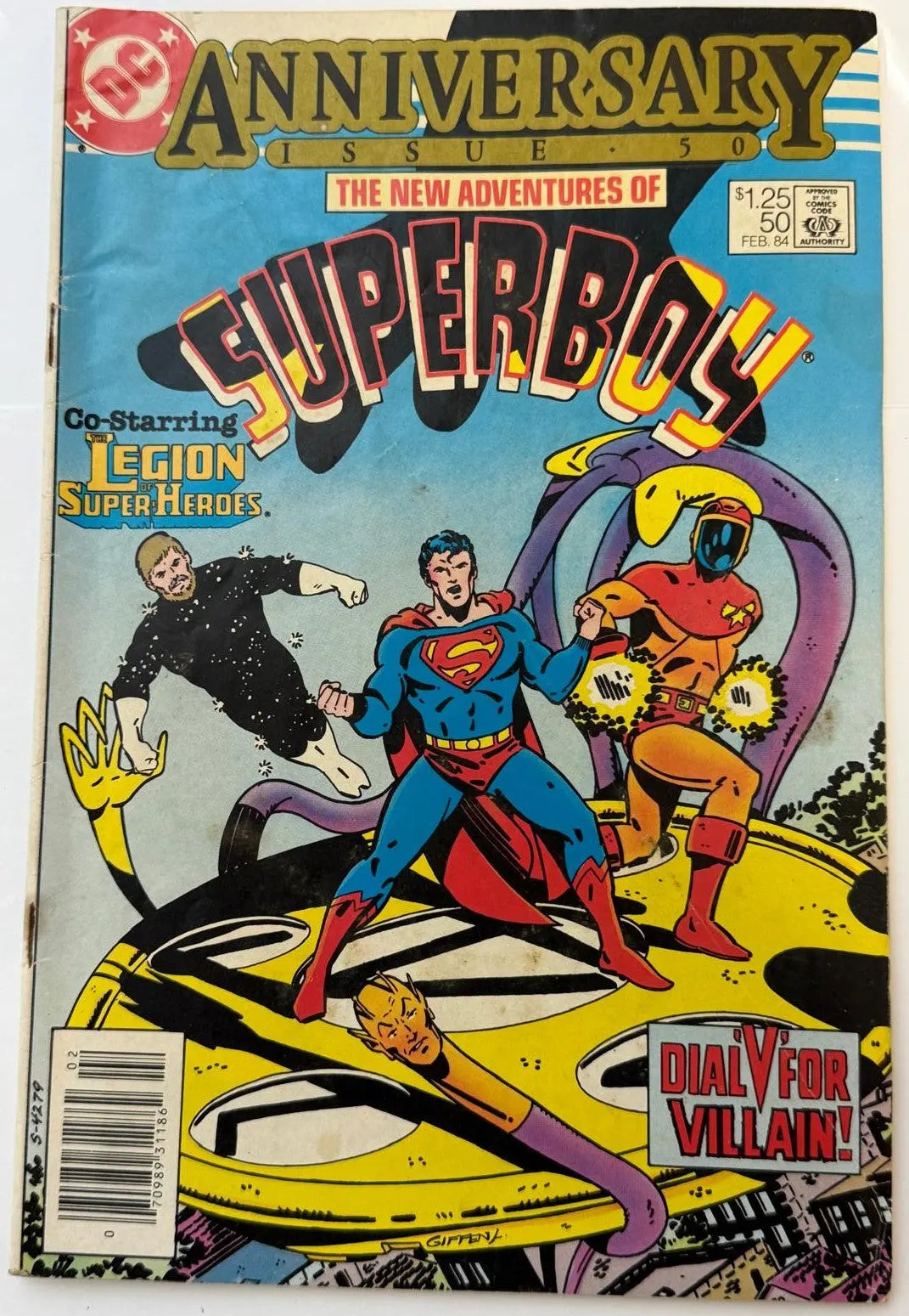 The New Adventures of Superboy #50 (1984) – DC Comics Bronze Age Issue | Final Issue | Classic Superboy Collectible Heritage Pastime