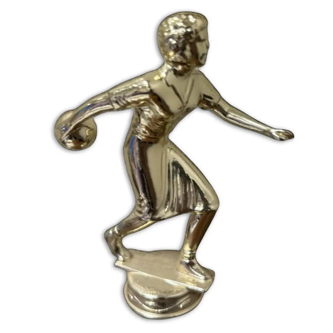 Vintage or traditional-style bowling trophy. Heritage Pastime