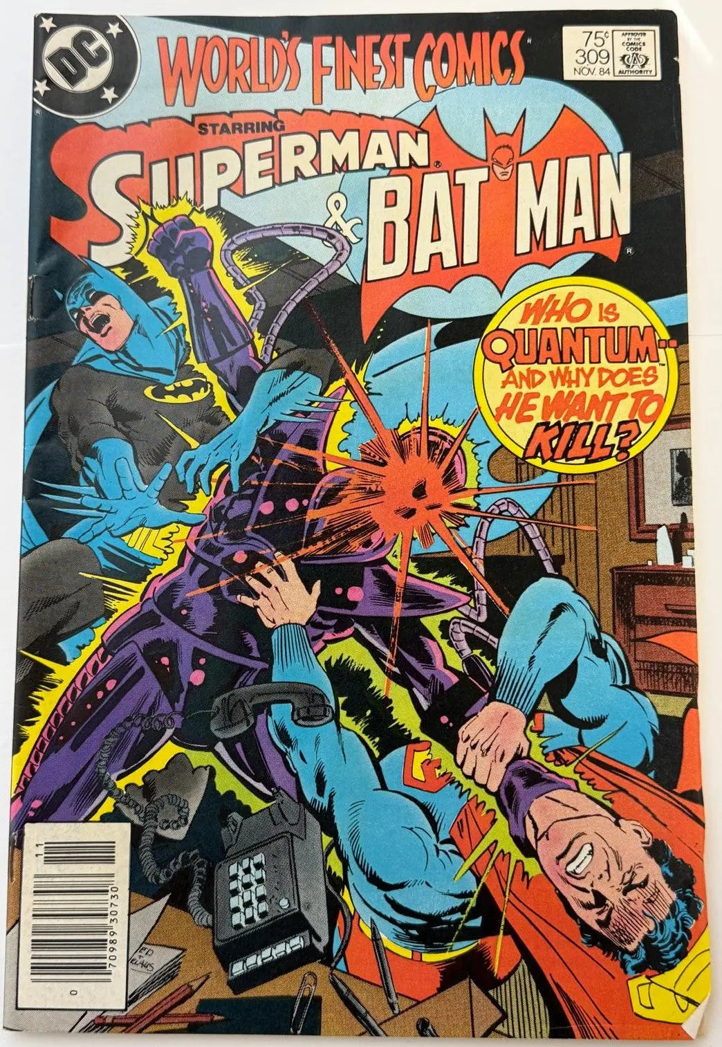 World’s Finest Comics #309 (1984) – DC Comics Copper Age Issue | Superman & Batman Classic Team-Up Heritage Pastime
