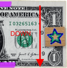 $1 Bill 2021 ERROR Star Note Misaligned Print Cut Both Sides Fancy Serial Number Heritage Pastime