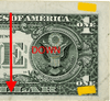 $1 Bill 2021 ERROR Star Note Misaligned Print Cut Both Sides Fancy Serial Number Heritage Pastime