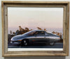 1 of 2 Real Photo taken of the 1990 General Motors Impact concept car, which later went into production as the GM EV1, the first modern mass-produced electric vehicle from a major American automaker. Heritage Pastime