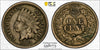 1862 Indian Head Cent – PCGS Genuine VF Details (Damage) – Civil War Era Coin Heritage Pastime