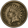 1862 Indian Head Cent – PCGS Genuine VF Details (Damage) – Civil War Era Coin Heritage Pastime