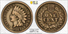 1863 Indian Head Cent – PCGS VF20 – Civil War Era Certified Coin Heritage Pastime