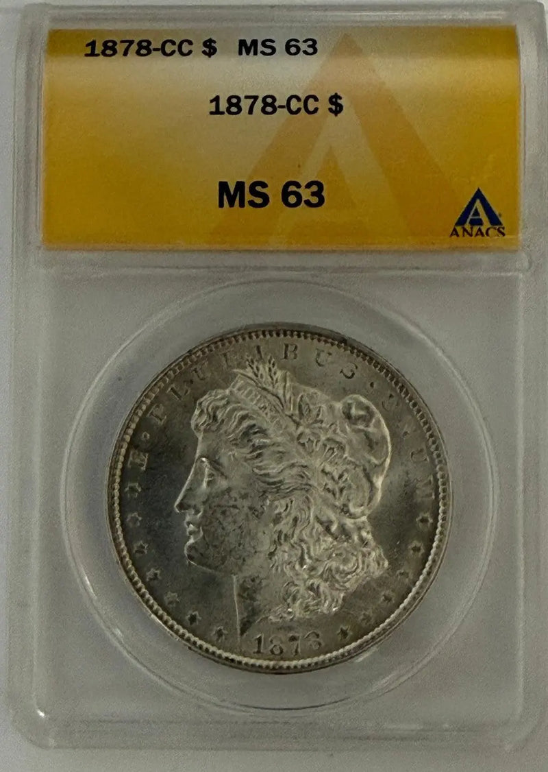 1878-CC Morgan Silver Dollar MS63 – Carson City Mint | Historic Wild West Coin Heritage Pastime