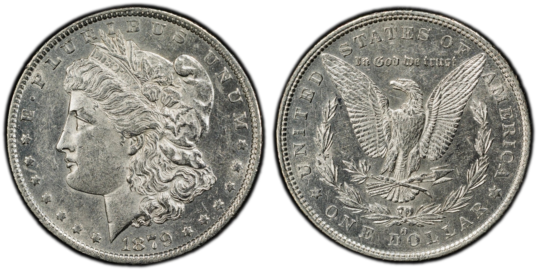 1879-O Morgan Silver Dollar – PCGS AU55 | New Orleans Mint | Early Key-Date 90% Silver Coin Heritage Pastime