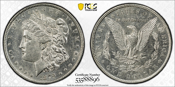 1879-O Morgan Silver Dollar – PCGS AU55 | New Orleans Mint | Early Key-Date 90% Silver Coin Heritage Pastime