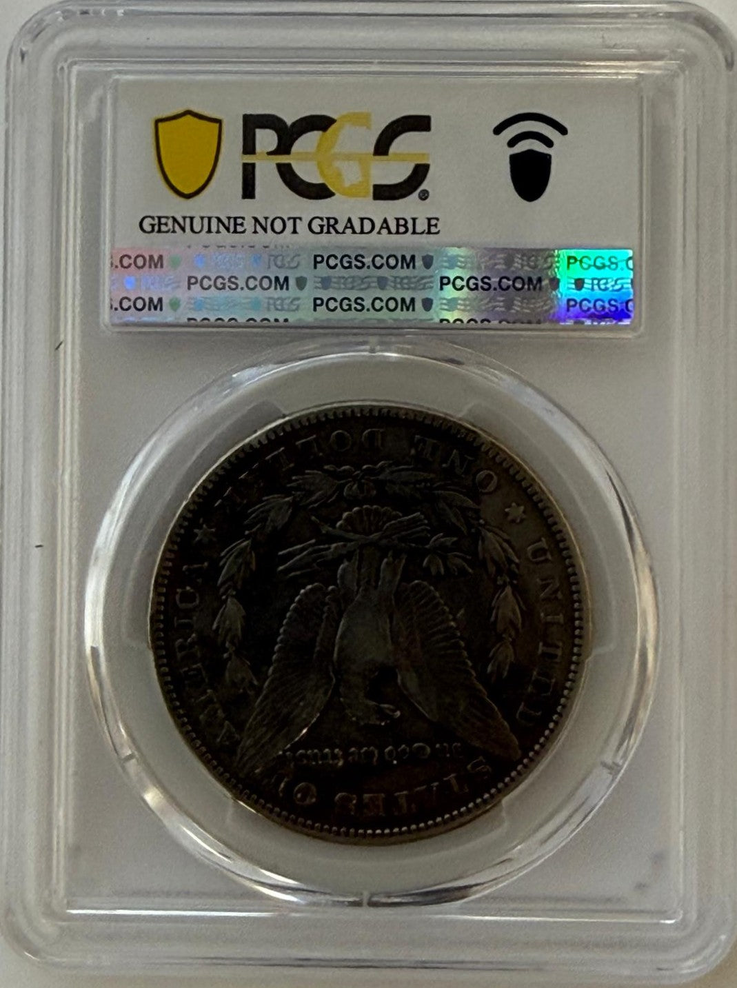 1889 Morgan Silver Dollar PCGS Genuine Cleaned VF Details – Classic American Silver