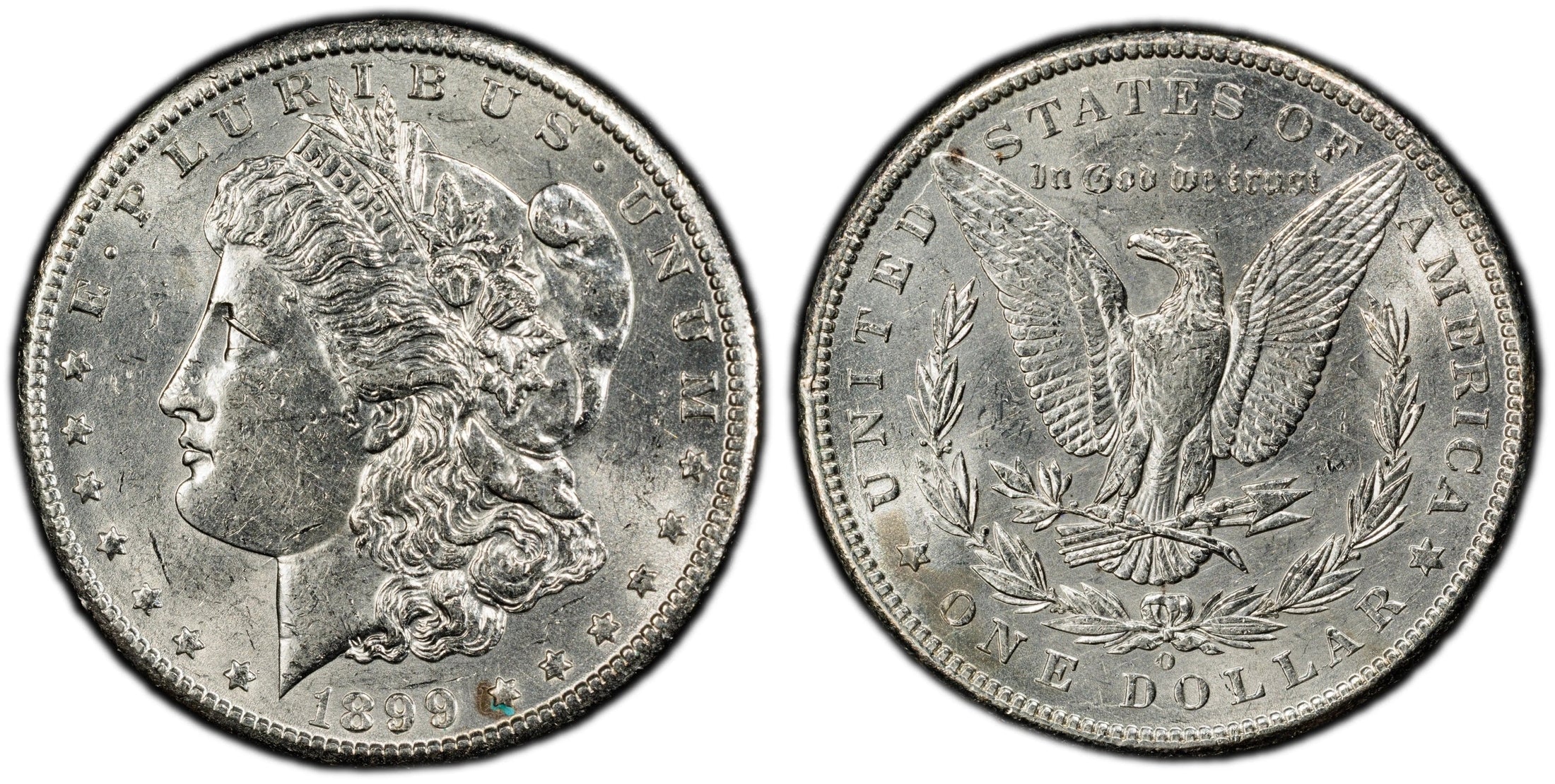 1899-O Morgan Silver Dollar – PCGS AU55 | New Orleans Mint | Better-Date 90% Silver Coin Heritage Pastime